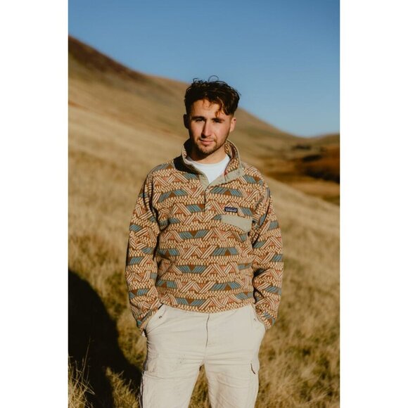 Patagonia Men's Brown Snap-T Synchilla Fleece Jacket Size XXS 2785 - Picture 2 of 14